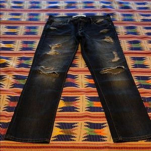 Destroyed A&F Jeans